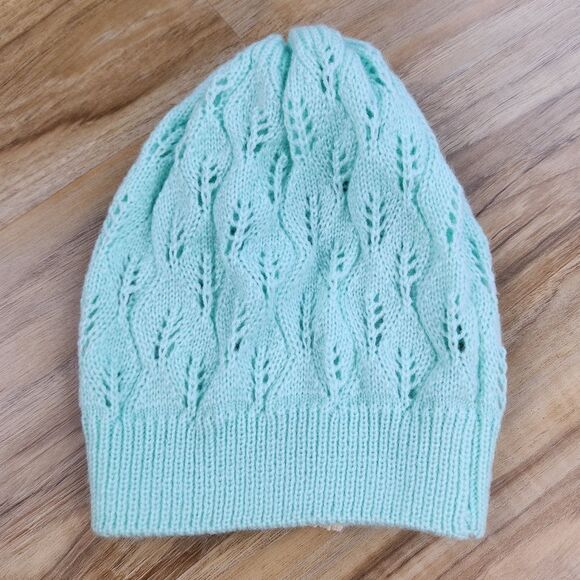 🧚‍♂️Mint Lightweight Slouchy Soft Knit Beanie Hat - Picture 3 of 4